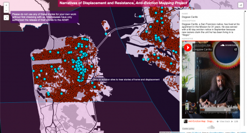 NARRATIVES OF DISPLACEMENT AND RESISTANCE - ORAL HISTORIES OF THE SAN FRANCISCO BAY AREA WITH THE ANTI-EVICTION MAPPING PROJECT