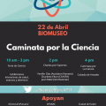 Caminata por la Ciencia Flyer, BioMuseo, Calzada de Amador, April 22, 2017